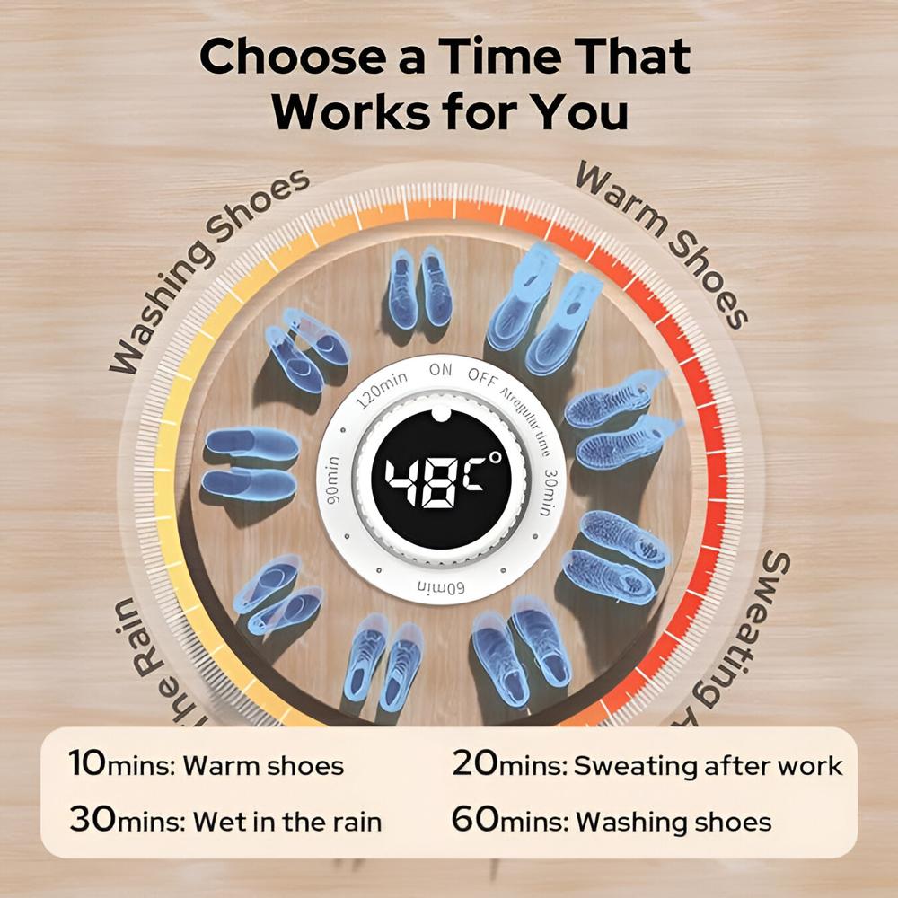 Premium Portable & Foldable Shoe Dryer with 1000 Off at @1899 Only